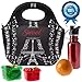 SWEET CONCEPTS Insulated Reusable Neoprene Lunch Bag - Black