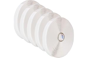 ADHES TAPE PURSUIT OF PERFECTION ADHES Premium Butyl Sealant Tape 1/2" x 30 'x 1/8", 5 Rolls White Butyl Rubber Sealant Tape for RVs, Vehicles, Marine and Home Repair – Ideal for Headlights, Windows, Doors, and Windshields