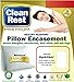 Clean Rest Premium Water-Resistant, Allergy and Bed Bug Blocking Pillow Encasement, Standard/Queen