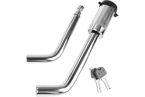 MAXXHAUL 50058 Lock with 5/8" and 1/2" Pins for 1-1/4", 2" and 2-1/2" Hitch Receivers