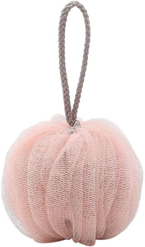 Omenluck Shower Bath Loofah Sponge Ball - Deep Cleaning Back Scrubber - Light