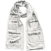CVS Receipt Scarf – Original Double-Sided Funny Receipt Print 100% Fleece Scarf, Extra Long Novelty Gag Gift