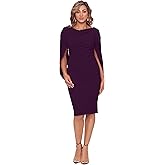 Betsy & Adam Velvet Asymmetric Neck Evening Dress – Strapless with Leg Slit Front Party Dress