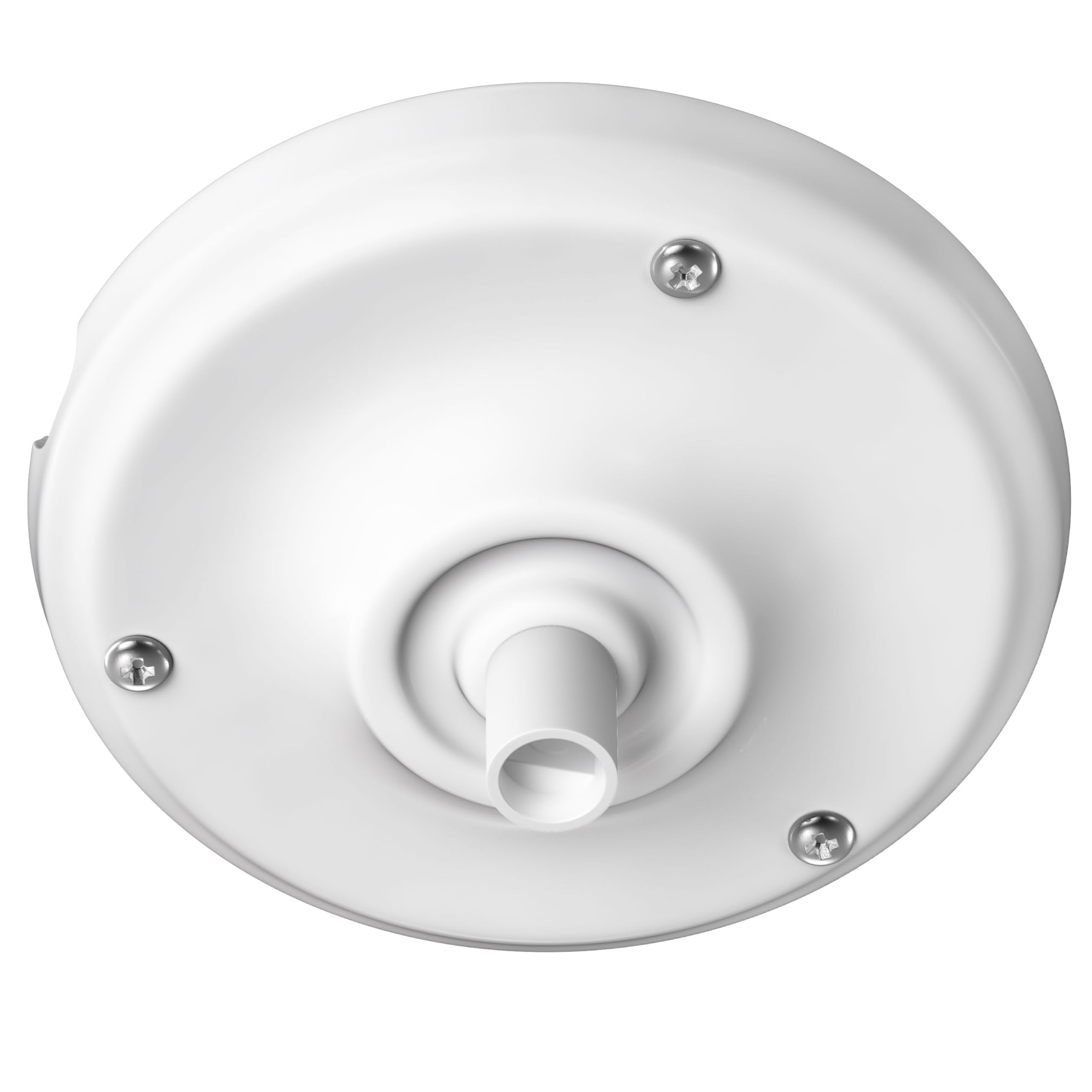 ledscom.de Canopy, Porcelain, White, 105mm Ø