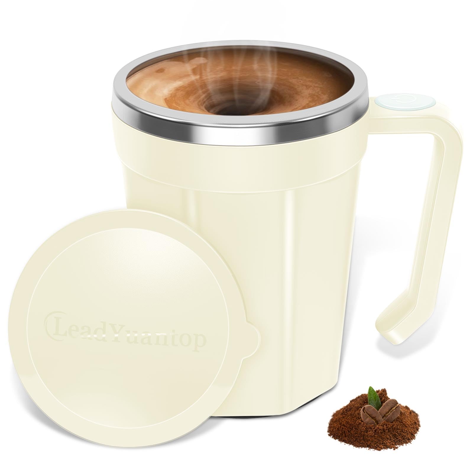 Photo 1 of *USED*
LeadYuantop Self Stirring Coffee Mug, 18 oz Automatic Magnetic Electric Mixing Cup Stainless Steel Travel Cup for Coffee, Chocolate, Milk, Tea, Office, Home, Kitchen (White)