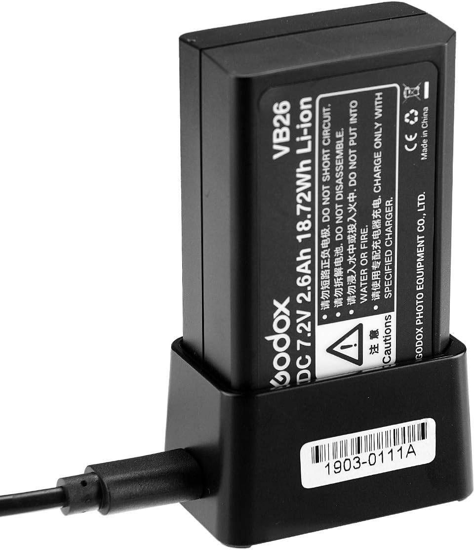 GODOX V1C TTL LIION Round Head Camera Flash for Canon EOS Series