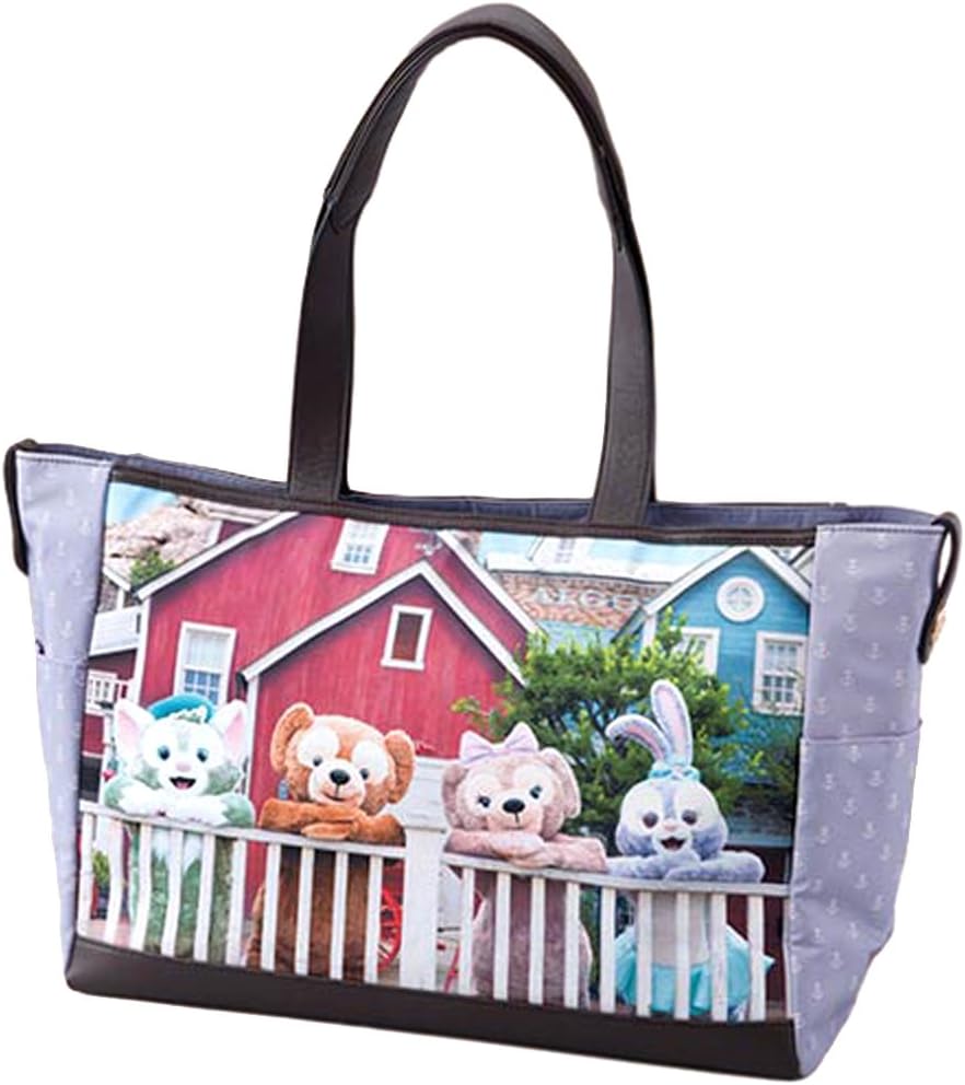 Amazon ダッフィー の フレンドシップジャーニー グッズ トートバッグ 実写 シェリーメイ ジェラトーニ ステラルー バッグ 鞄 ディズニー シー限定 おもちゃ おもちゃ