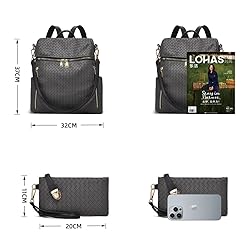 Makes Backpack Purse for Women PU Leather backpack