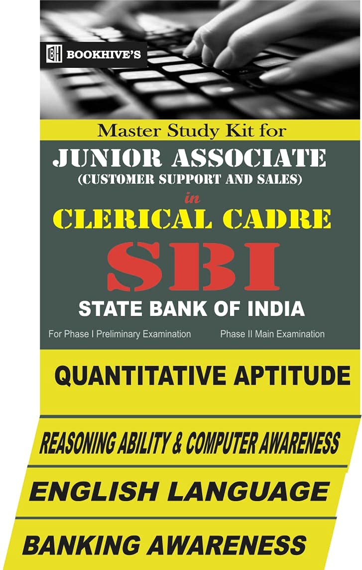 SBI Clerical Junior Associate (Customer Support and Sales) Set of 4 books 2021 Exam