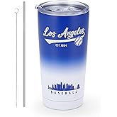 KNKYQRS Baseball Tumblers,20oz Car Cups,Sports Travel Coffee Mug, 304 Stainless Steel Cup, Cold Drinks,Hot Drinks,Gifts for Men, Women and Fans