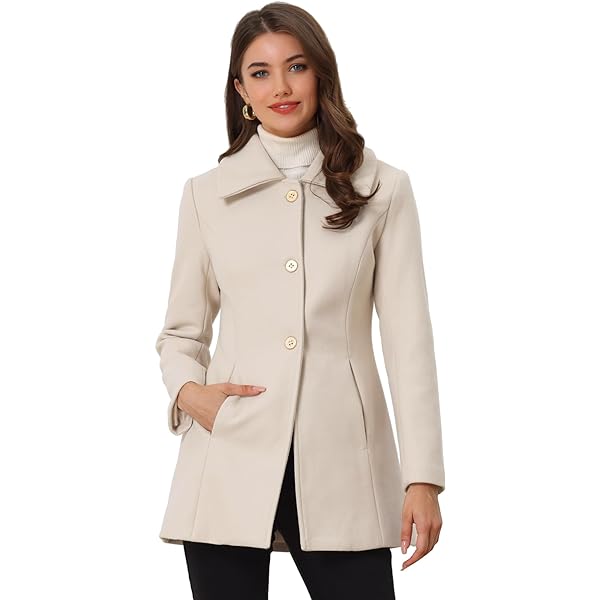 Amazon.com: Allegra K Women's Peter Pan Collar Winter