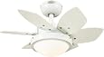 Ciata Lighting 24 Inch Quince Indoor Ceiling Fan In White Finish...