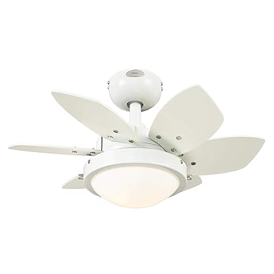 Westinghouse 7224700 Quince Indoor Ceiling Fan with Light, White