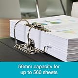 Elba A4 Lever Arch File 570 Sheets 80mm Spine Red Durable Office view 3