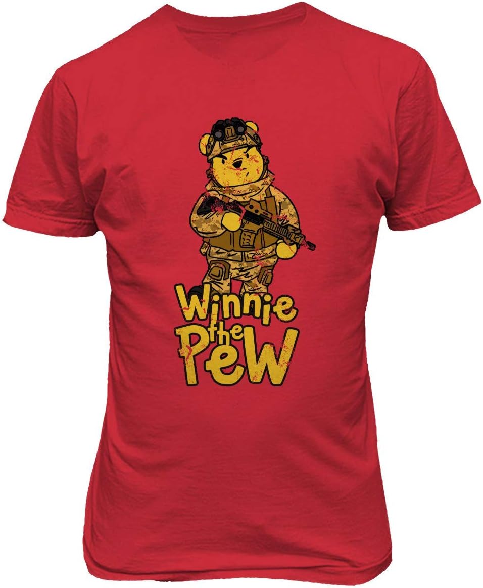 TMB Apparel New Novelty Shirt Winnie The Pew Shirt Winnie Funny Disney Men's T-Shirt