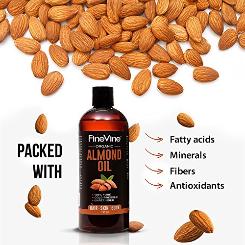 100 Pure Almond Oil 16 Oz For Skin Moisturizer Wrinkles Massage Anti