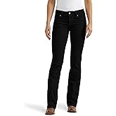 Wrangler Women's Western Mid Rise Stretch Boot Cut Jean