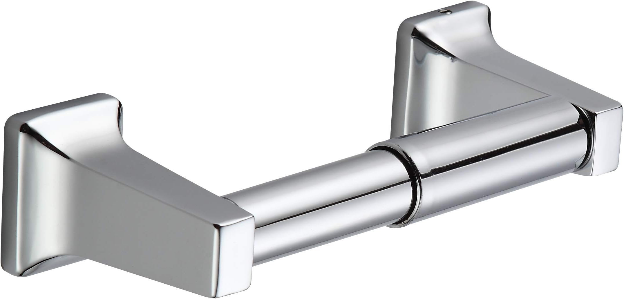 KALLY Modern Standard Toilet Paper Holder Wall Mounted for Bathroom Hotel, Chrome