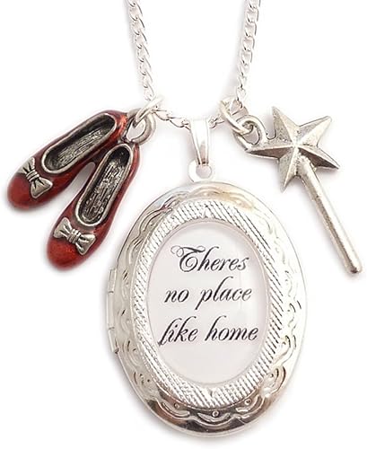 Lunarrastar No Place Like Home Dorothy Citation Magicien D Oz Collier De Pendentif Medaillon Ovale Pour Femme En Plaque Argent Chaussons Rouge Rubis Lunarrastar Jewellery Amazon Fr Bijoux Lunarrastar No Place Like Home Dorothy Citation Magicien D Oz Collier De Pendentif Medaillon Ovale Pour Femme En Plaque Argent Chaussons Rouge Rubis Lunarrastar Jewellery Amazon Fr Bijoux