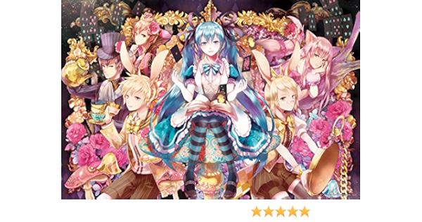 Amazon Com 1000 522 To The World Of Wonderland Welcome 1000 Piece Hatsune Miku By Ensky Toys Games