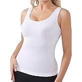 Shapewear Tank Tops for Women,Tummy Waist Control Shaper Cami Seamless Compression Top Slimming Body Shaper Camisole