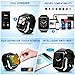 Bluetooth Smart Watch With Camera Sim Card Slot Touch Screen Smartwatch Unlocked Cell Phone Watch Sports Smart Wrist Watch For Android Phones Samsung Sony IOS (X-Black)