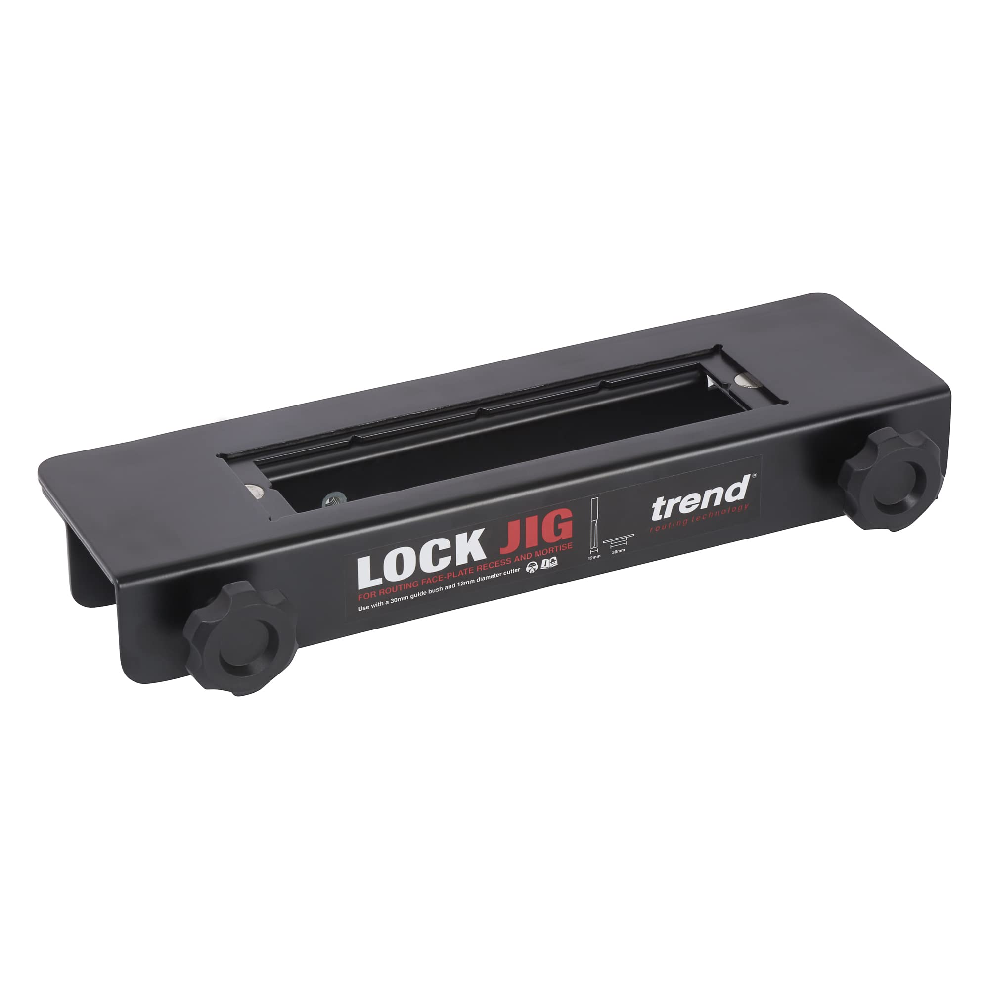 Trend Lock Jig Kit for Routing Face-Plate Recess and Mortise, LOCK/JIG