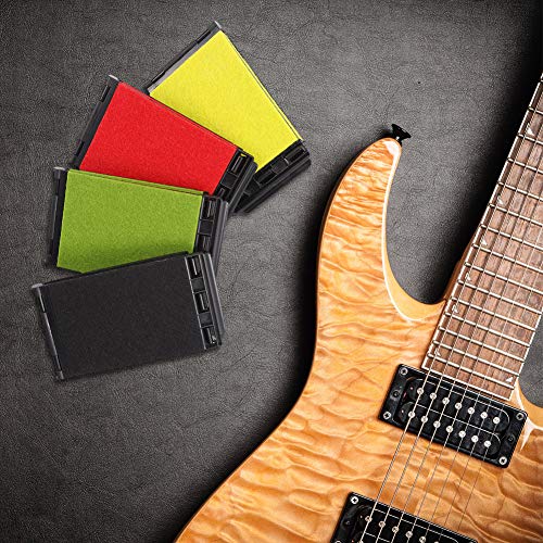 Guitar Bass String Scrubber, 4 PCS Guitar Fretboard Cleaner Tool for