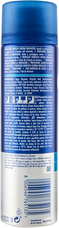 Series Feuchtigkeitsspendendes Rasiergel mit Kakaobutter für Herrenrasierer, 200 ml