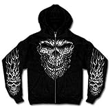 Skull zip up jacket Clearance
