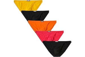 JINSHI Men G String Low Rise Bikini Briefs Underwear Multipack