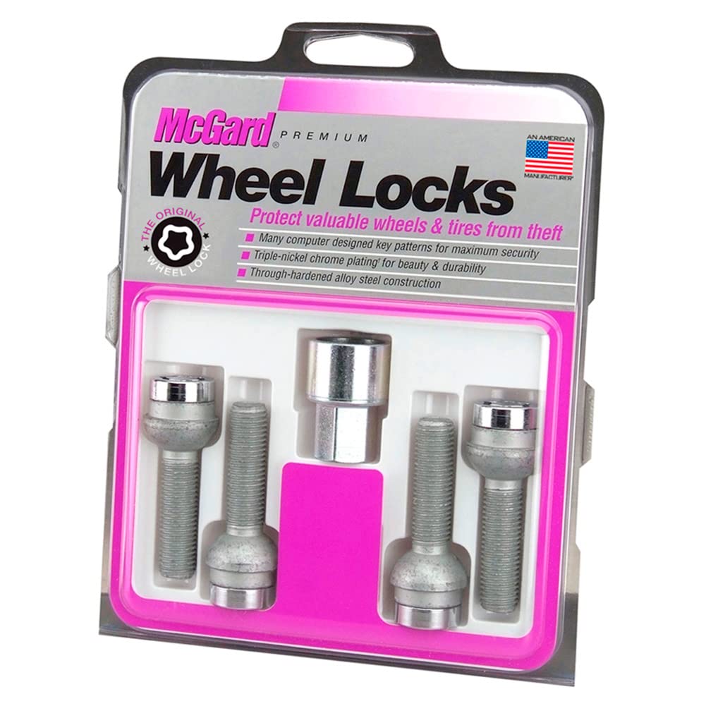 28017SU Wheel Lock Bolts SU M14 x 1,5, radius seat, shaft length 45,0 mm, Overall length 65,7 mm, He