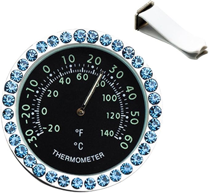 idain Car Dashboard Thermometer Mini Vehicle Thermometer
