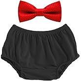 Baby Boys Cake Smash Outfit 1st Birthday Cotton Pants Bloomers Bowtie Set/Bow Ties Photo Prop - Various Designs