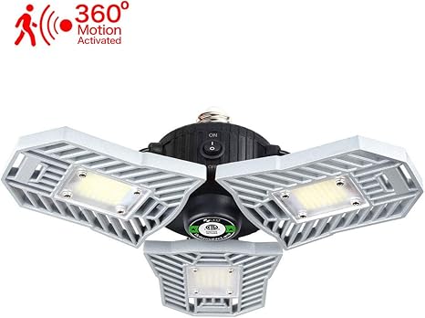 Led Garage Lights Motion Sensor Garage Lighting 60w 6000 Lm