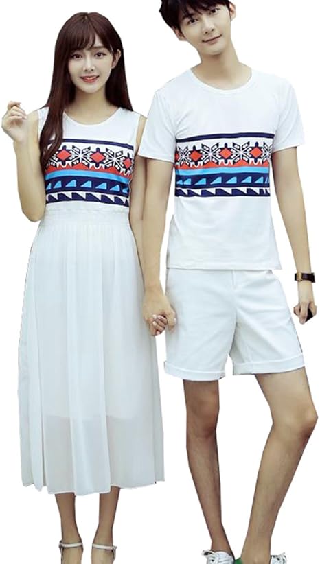 Amazon Duwei ドゥウェイ アルック カップル 夏 メンズ Tシャツ レディース ロング ワンピース セクシー エスニック柄 ボヘミアン ゆったり 恋人 夫婦 リゾート 海外旅行 結婚記念日 Tシャツ カットソー 通販 Amazon Duwei ドゥウェイ アルック カップル 夏 メンズ Tシャツ レディース ロング ワンピース セクシー エスニック柄 ボヘミアン ゆったり 恋人 夫婦 リゾート 海外旅行 結婚記念日 Tシャツ カットソー 通販