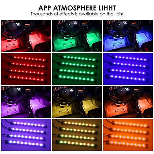AMBOTHER LED RGB Music Interior Lights