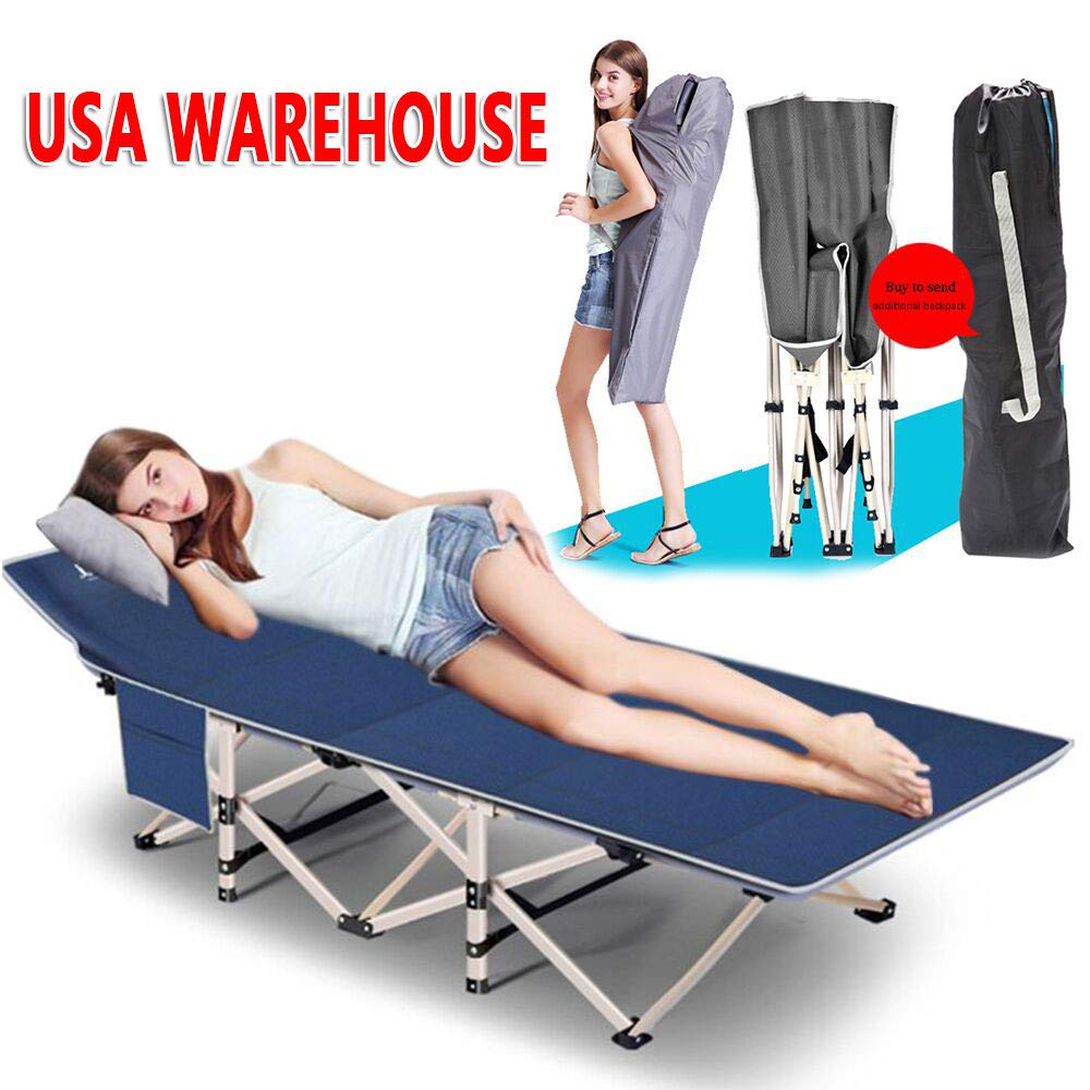 Buy NAIZEA Folding Cot Camping Cot, Folding Camping Bed Outdoor