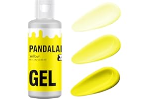 Yellow Gel Food Coloring - Pandalab 2 Ounce High Concentrated Food Dye for Baking, Cake, Cookie, Fondant, Icing, Easter Egg, Macaron, DIY Slime (60ml)