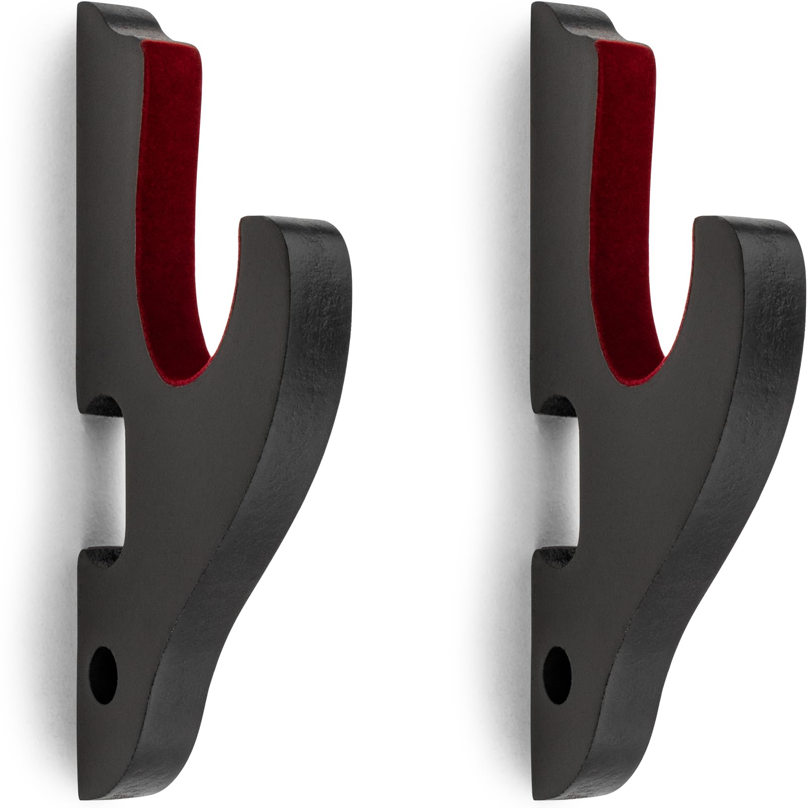 Ekkhysis Sword Wall Mount 1-Tier Padded Hook Katana Holder Adjustable Display Hanger for Samurai Sword Tanto Rapier Light Saber Cosplay Blade Tanjirou Demon Slayer Weapon Rack