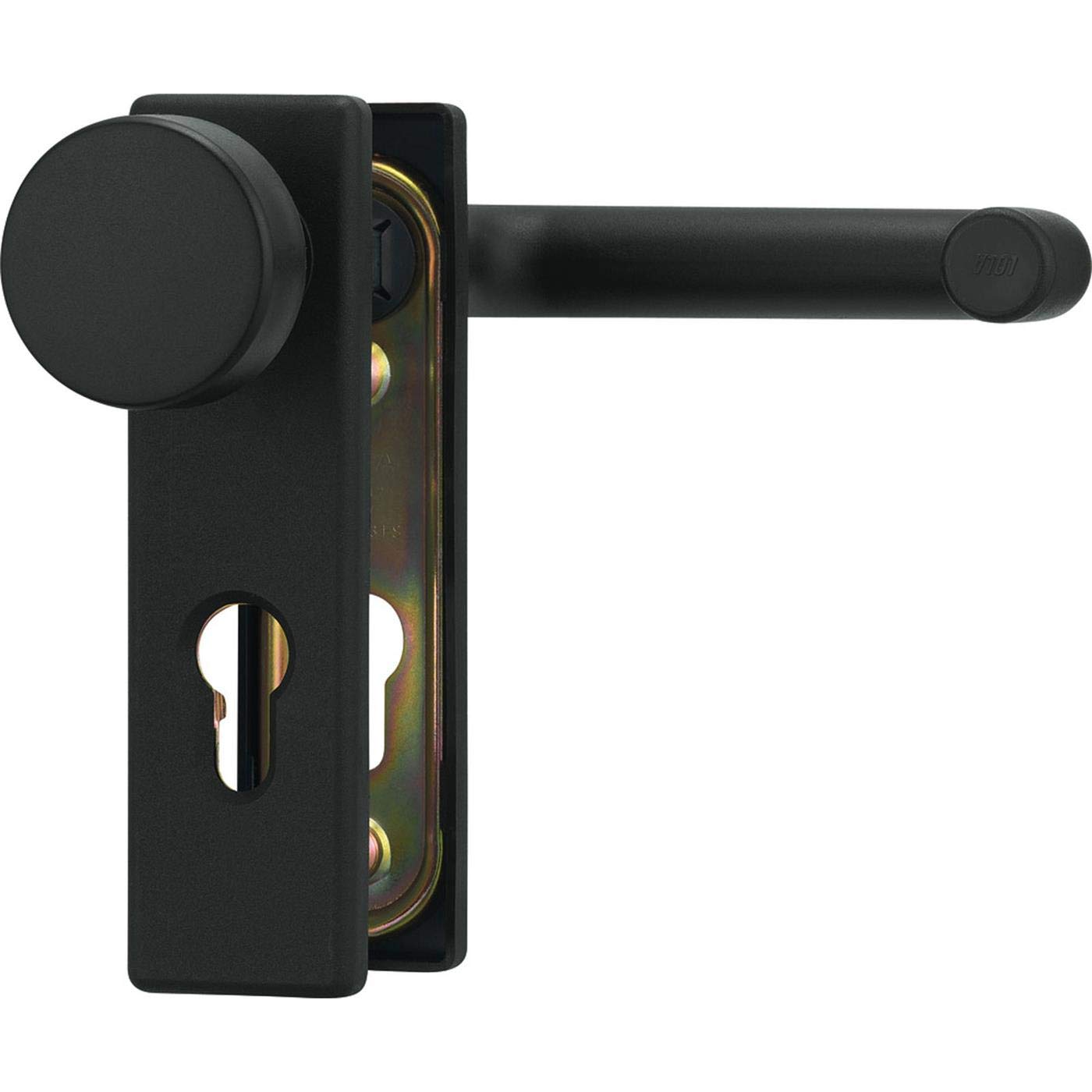 ABUS HOPPE DO 20.7 DIN 18 273 FS Fire Door Handle, Black, 44 mm x 44 mm
