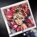 Staroar 5D Diamond Painting Kits for Adults Round with AB and Crystal Rhinestone Full Drill - Butterfly Fairy 39X40CM Cross Stitch Diamond Art Craft