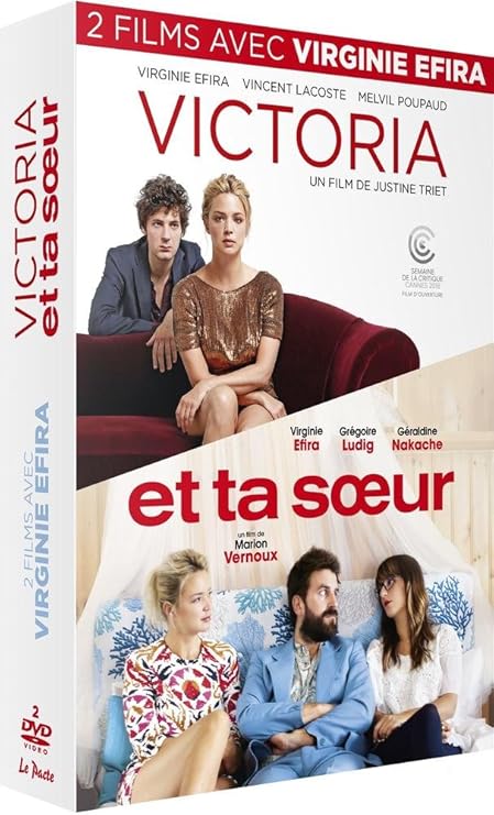 2 Films Avec Virginie Efira Victoria Et Ta Soeur Coffret Dvd Amazon Fr Virginie Efira Vincent Lacoste Alexandra Salle Melvil Poupaud Laurent Poitrenaux Laure Calamy Alice Daquet Geraldine Nakache Gregoire