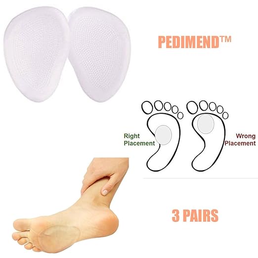 PedimendTM 3 Pairs SelfAdhesive Metatarsal Pads Ball of Foot