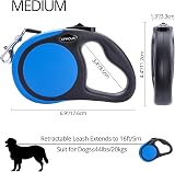 Cfmour Retractable Dog Lead 5m 20kg Blue Heavy-Duty Extendable Leash view 5