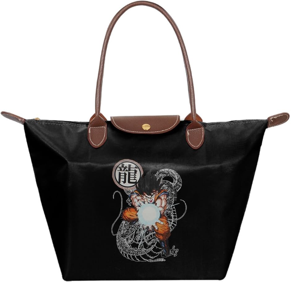 ICHEELO Women's Tote Bag Ripple Junction Dragon Ball Z Goku Fireball Handbag