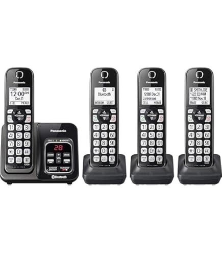 Amazon.com: Panasonic KX-TG744 Link2Cell Cordless Bluetooth