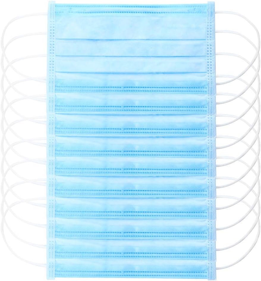 50 X Face Mask Disposable Face Mask Surgical Mask Respirators With Ear loop - BLUE