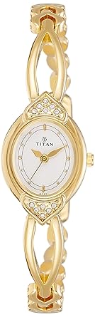 Karishma Analog White Dial Women's Watch -NK2468YM04