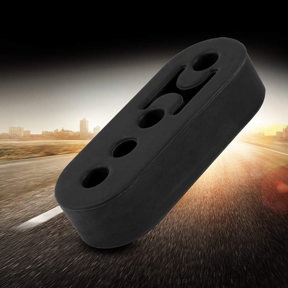 Support Échappement Caoutchouc - Lot De 2 - 4 Trous Ø12mm - Universel Voiture, SUV, Camion - Réduction Bruit